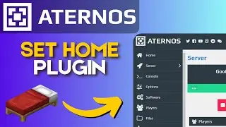 Как установить плагин Set Home на сервер Minecraft Aternos