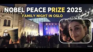 Нобелевская ночь мира в Осло #familyvlog #kailashsatyarthi #oslo #nobelpeaceprize #indianabroad #...