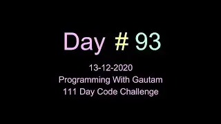 GUI Analogue clock using Python | 111 Day code Challenge | Programming with Gautam
