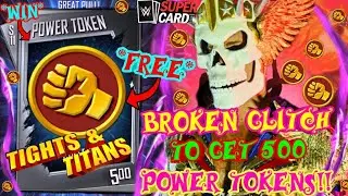 BROKEN GLITCH🔥 TO GET 500 POWER TOKENS!! & GET *FREE* COMICBOOK LIMITED EDITION CARD! WWE SuperCard