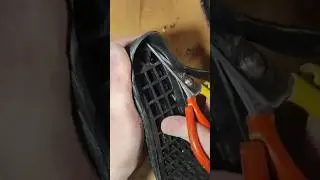 Fitting a finished sole, in shoes. #workshopfriendship71rus #solereplacement#lifehack