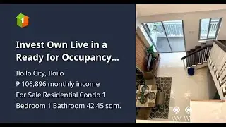 Invest Own Live in a Ready for Occupancy Condo for Sale in Iloilo City WV Tower Mandurriao Bank Loan