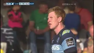 Rhys Patchell 54 metre penalty vs Glasgow