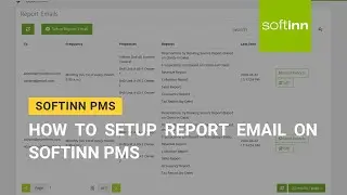 [OBSOLETE] How to Setup Report Email on Softinn PMS (Hotel PMS)