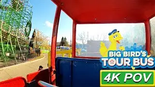Big Bird's Tour Bus (4K POV)- Sesame Place, Langhorne, PA