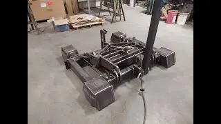 Assembly Line Cart with Airbag Lift System