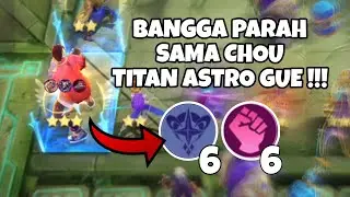 CHOU ASTRO TITAN MODE !!! HAYA LUNOX SUN B3 KENA BULLY MASA #magicchess #mobilelegends