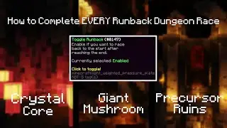 How to Complete EVERY Runback Dungeon Race (All Challenges) | Hypixel Skyblock