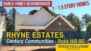 Rhyne Estates Ranch Homes Subdivision in Rock Hill SC