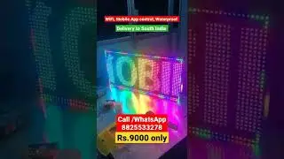 Best LED🔥Multi colour scrolling Display at Best Price and Quality ❤️ wifi📲