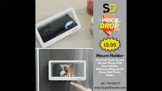 Universal Touch Screen Shower Phone Wall Mount Holder - Super Deals Lebanon  #لبنان #superdealslb