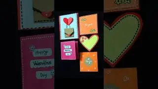 DIY Valentine Card | Handmade Love Card #status #shorts #craft