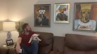Dog Portrait by Splendid Beast | Lord Nelson Oil Painting video testimonial