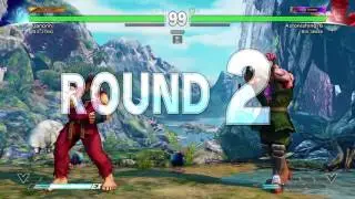 SFV - ganonn(RYU) vs Astonishing76(M.BISON) - Casual Match
