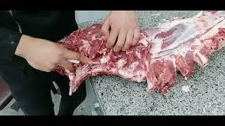 &ldquo;The Art of Separation: Neck and row  Meat Spine Bones of Beef&rdquo;