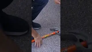 Bending and cutting EMT electrical conduct pipe