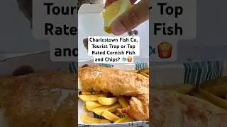 Charlestown Fish Co, Tourist Trap or Top Rated Cornish Fish and Chips? 🐟🍟 #cornwall #foodreview