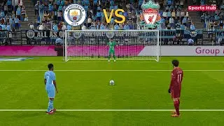 Manchester City vs Liverpool - Penalty Shootout 2023 | New Kits 2023/24 | eFootball PES Gameplay