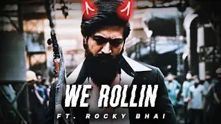 ROCKY BHAI ATTITUDE STATUS 👿 WE ROLLIN 😎 4k HD quality 💯 whatsapp status 🔥 