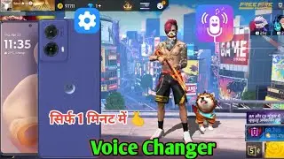 Motorola g85 me Free Fire Voice Change || Only 1 click में How to Game Voice Change Kare 🔥💯 