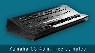 Yamaha CS-40m demo and sounds (waves and Roland S disks)