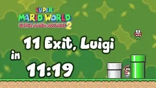 Super Mario Advance 2 - 11 Exit Goals, Luigi in 11:19