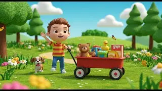 My Little Red Wagon &ndash; Classic Kids Song | Toddler Rhyme | Pull, Play & Imagine