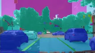 YOLOv8  Segmentation Trained on Audi Autonomous Driving Dataset