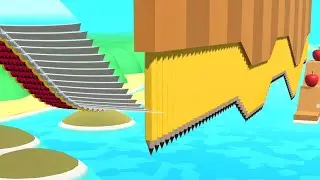 Flying Cut Game! Very Satisfying and Relaxing ASMR Slicing Video