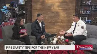 CCFD gives New Year's fire safety tips on Domingo Live