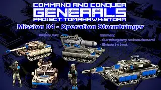 Command & Conquer: Generals - Tomahawk:Storm - USA Campaign Mission 4: Storm Bringer  - Brutal