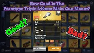 How Good Is The Prototype Triple 240mm Main Gun Mount? | Azur Lane