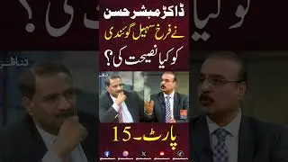 Insights with Salman Abid | Exclusive Interview in Tanazur with Farrukh Sohail Goindi | | Part 15