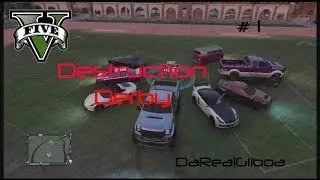 GTA 5 HD Destruction Derby #1 DaRealGilboa n Crew Epic Online PS3 Multiplayer Game