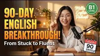 The 2026 English Breakthrough Plan: From Stuck to Fluent in 90 Days - Learn English Fast Podcast