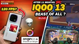 IQOO 13 120 FPS PERFORMANCE TEST | BGMI 4.2 IS HERE☠️👌 | AFTER 11 MONTHS🔥| #120FPS #IQOO13 #IQOO15