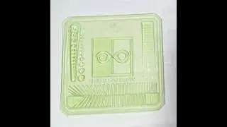 Validation Matrix in trên máy in 3d resin Creality Halot Mage S 14k với ESUN Water Washable Resin
