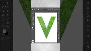 Grass Text Effect in Photoshop #photoshop