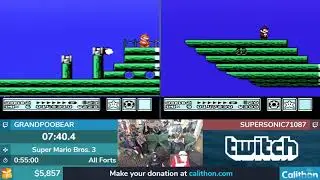 Super Mario Bros. 3 All Forts race by GrandPOObear and SuperSonic71087