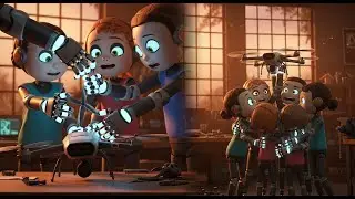 Five Busy Robots Fixing Their Friends | Fun Robot Song for Kids | Silly Counting Rhyme