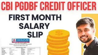 Central Bank Of India PGDBF PO Credit Officer Latest Salary Slip 2025 | Banker Couple
