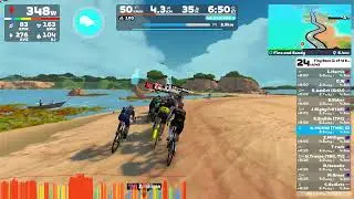 Tiny Race (1 of 4) by Zwift Insider (B) (Z3) on Fine and Sandy in Makuri Islands