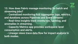 Batch vs Streaming Processing Interview Questions in Microsoft Fabric