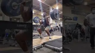 335lb Hang clean PR attempts
