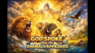 When God Spoke and the Animals Appeared 🦁🐦 | Creation Bible Story for Kids