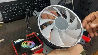 3 Pack RGB LED Series 120mm Fan for Computer Case, Unique Quiet LPC Cooling Fan 4Pin Molex connector