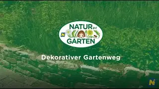 Dekorativer Gartenweg