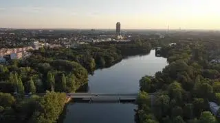 Nürnberg von oben | Pegnitzwiesen