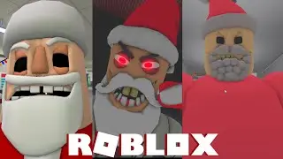 ROBLOX Barry's prison run Christmas edition gameplay , Escape Bob The Dentist, Escape Gary's School