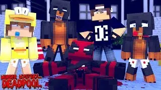 Minecraft THE MURDERED ONES - DEADPOOL IS MURDERED BY A MYSTERY CREATURE!!
